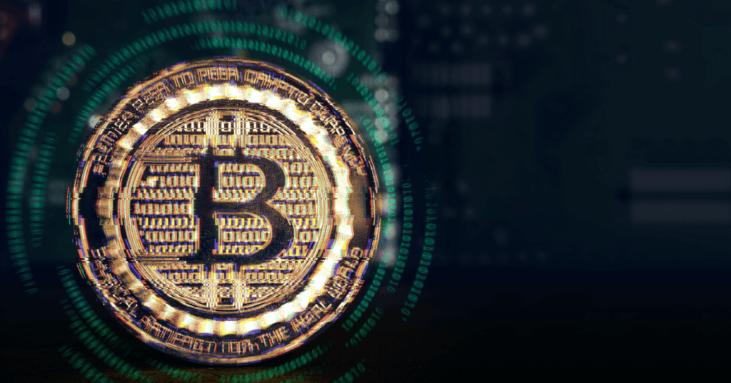 cropped glitch effect of gold metallic bitcoins with 01 bi 2021 10 29 22 31 53 utc350w