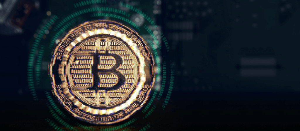 glitch effect of gold metallic bitcoins with 01 bi 2021 10 29 22 31 53 utc350w